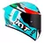 Capacete KYT TT-COURSE Dennis Foggia Azul - Capacetes Gilmar Motos