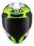 Capacete KYT TT-COURSE Tony arbolino Cinza Verde - Capacetes Gilmar Motos