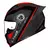 Capacete LS2 FF358 Classic S Striker Titanium Red - Capacetes Gilmar Motos