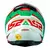 Capacete LS2 FF358 Classic Draze Branco Verde Vermelho