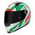 Capacete LS2 FF358 Classic Draze Branco Verde Vermelho - Capacetes Gilmar Motos