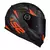 Capacete LS2 FF358 Classic Preto Laranja Fosco na internet