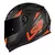 Capacete LS2 FF358 Classic Preto Laranja Fosco