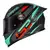Capacete LS2 FF358 Classic Pro Modok Cosmos Preto Verde