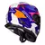 Capacete Norisk FF302 Soul District Branco Azul Rosa com óculos interno - loja online