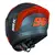 Capacete Norisk Flow Daytona Azul Laranja Fosco - loja online