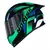Capacete Norisk Flow Pulse Azul Verde