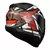 Capacete Norisk Razor Sharp Preto Vermelho na internet