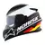 Capacete Norisk FF302 Grand Prix Germany Alemanha c/óculos