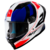 Capacete MT Stinger 2 Poun A7 Gloss Branco Vermelho Azul na internet