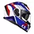 Capacete Race Tech Volt Track Branco Azul Vermelho na internet