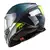 Capacete LS2 FF800 Storm Sprinter Black Silver Cobalt Fosco