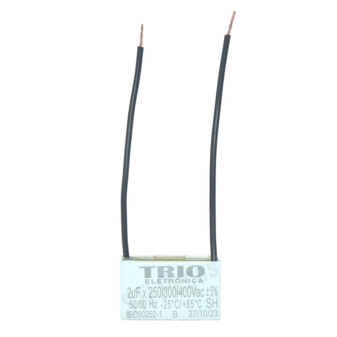 Capacitor de Ventilador Mondial, Arno, Ventisol e Britânia 2uf - comprar online