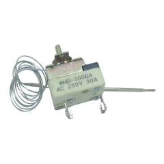 Termostato Capilar para Forno Elétrico 50°C a 300° 30A Base de Porcelana WHD
