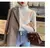 Elegante sólido básico de malha topos feminino gola alta camisola manga longa - New Legend