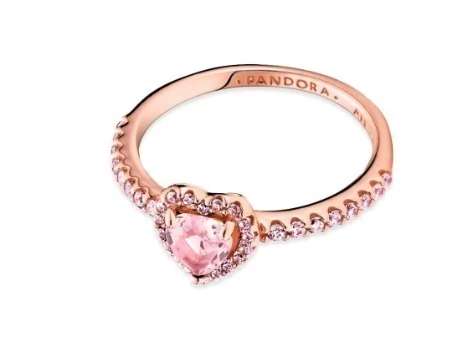 Anillo de oro rosado