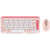 COMBO TECLADO Y MOUSE LOGITECH POP ICON BLUETOOTH ROSADO en internet