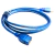 CABLE EXTENSION USB 2.0 MALLADO 10 METROS MACHO HEMBRA CON FILTRO AZUL en internet