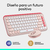 COMBO TECLADO Y MOUSE LOGITECH POP ICON BLUETOOTH ROSADO - tienda en línea