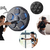 Maquina de Soco Boxe Musical Bluetooth Led. Para parede - comprar online