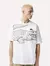 Camiseta Lacoste Masculina Loose Fit Crewneck Big Croco - comprar online