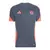 Camisa Bayern de Munique Treino 25/26 - Torcedor Adidas Masculina - Cinza com detalhes em laranja - comprar online