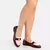 Mocassim Bicolor Couro Vinho com Off White na internet