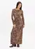Vestido Animal Print com Decote nas Costas - comprar online
