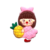 Imagen de Dije charms de PVC patitas, princesas y sirenas