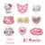Dije charms de PVC Kitty en internet