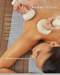 Pindas Herbales para Masajes en internet