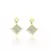 Brinco Losango 25 Pedras - Banho Ouro 24k - comprar online