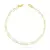 Pulseira 3 por 1 3mm - 20cm - Banho Ouro 24K - Fecho Gaveta na internet