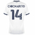 Camisa LA Galaxy Home 22/23 Torcedor Adidas Masculina - Branco - FUT POWER STORE
