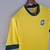 Camisa Retrô 1970 Seleção Brasileira I Masculina - Amarelo e Verde - FUT POWER STORE