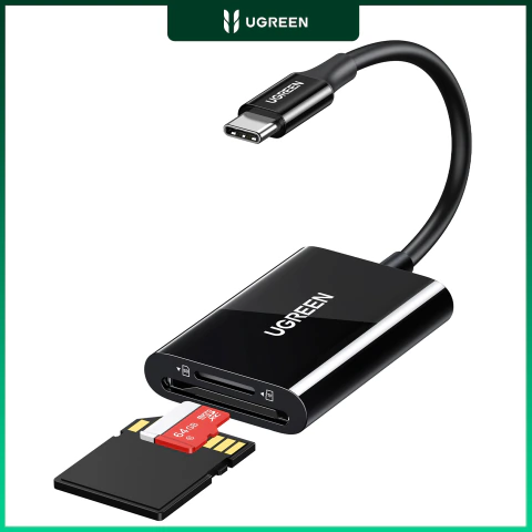 Lector de Tarjetas USB-C 2 en 1 Ugreen CM265