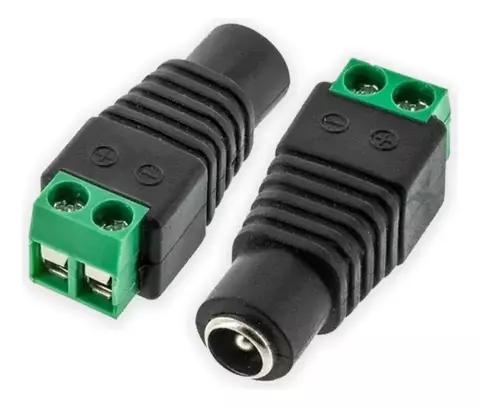 Ficha Plug Hembra Alimentación Con Bornera Sudvision Cctv