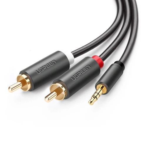 Cable Audio 3.5 mm Macho a 2 RCA Macho 3 m Ugreen AV102