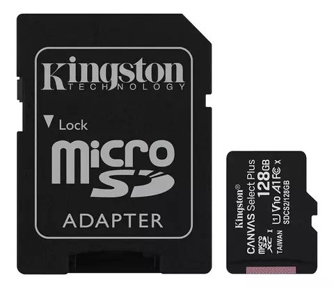 Tarjeta De Memoria Kingston C/s Plus Con Adaptador Sd 128gb