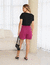 BLUSA MANGA CURTA PREGA DECOTE - comprar online