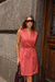 VESTIDO CURTO TRANSPASSADO EM ALFAIATARIA COM ROLOTE - DAWAL