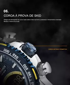Imagem do Naviforce men assist topo marca de luxo grande dial relógios do esporte dos hom