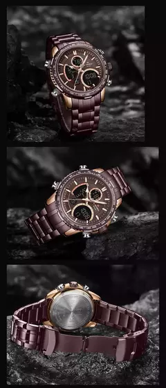 Naviforce men assist topo marca de luxo grande dial relógios do esporte dos hom - comprar online