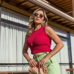 Imagem do Cropped Feminino Tricot Cropped Fang (AISHA)