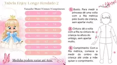 Vestido Enjoy Longo Sofia Bebe Rose (VESTENJYSFRS) - comprar online