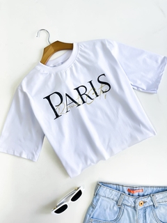 T-shirt Cropped Feminina Estampado Ismênia Ref. 809 (12345670018924153733)