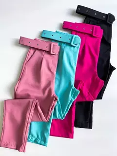 Calça Feminina Alfaiataria Skinny com Cinto Larissa Ref. 1277 - comprar online