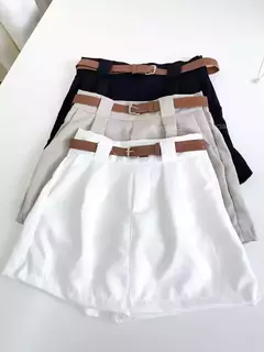 Short Saia Feminino Alfaiataria com Cinto Maisa Ref. 1281 - comprar online