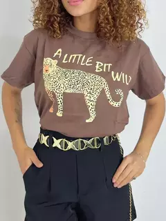 T-Shirt Feminina Estampada Guepardo Ref. 808