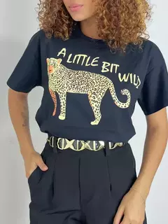 T-Shirt Feminina Estampada Guepardo Ref. 808 - comprar online